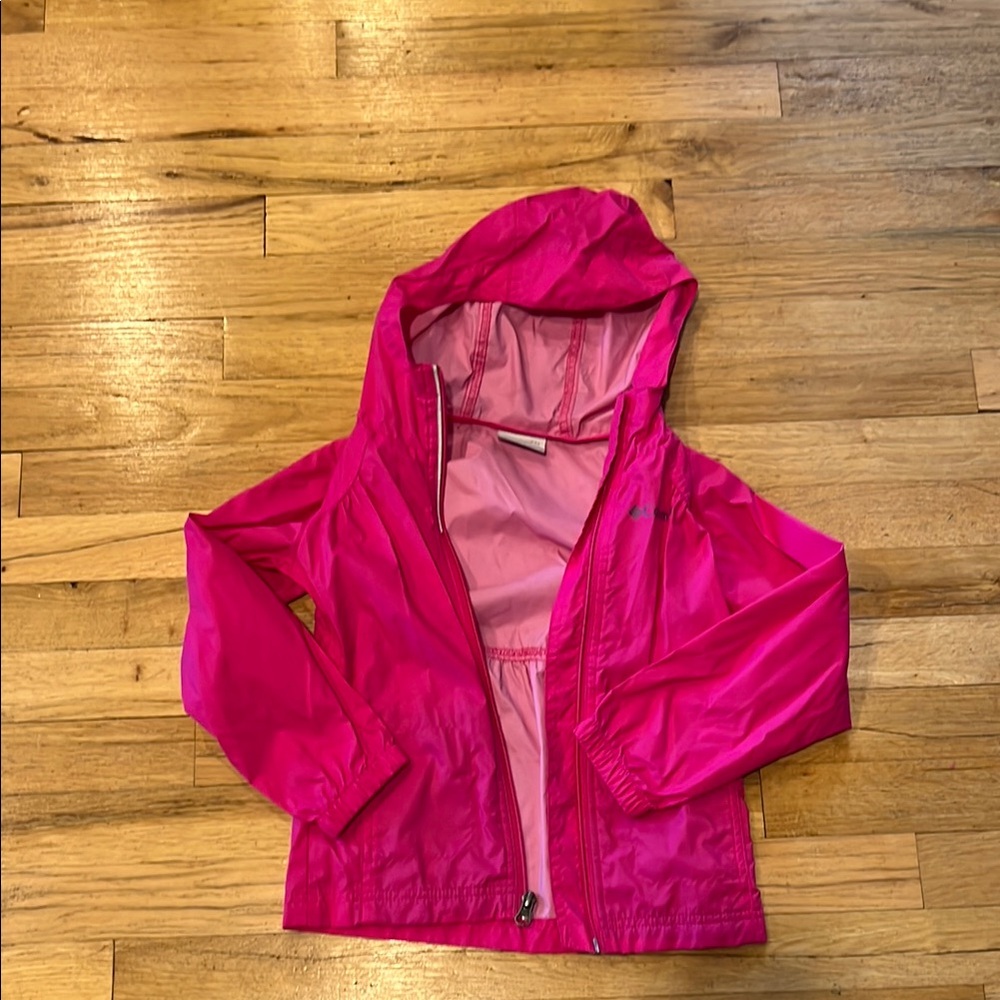 Kids Pink Hooded Jacket